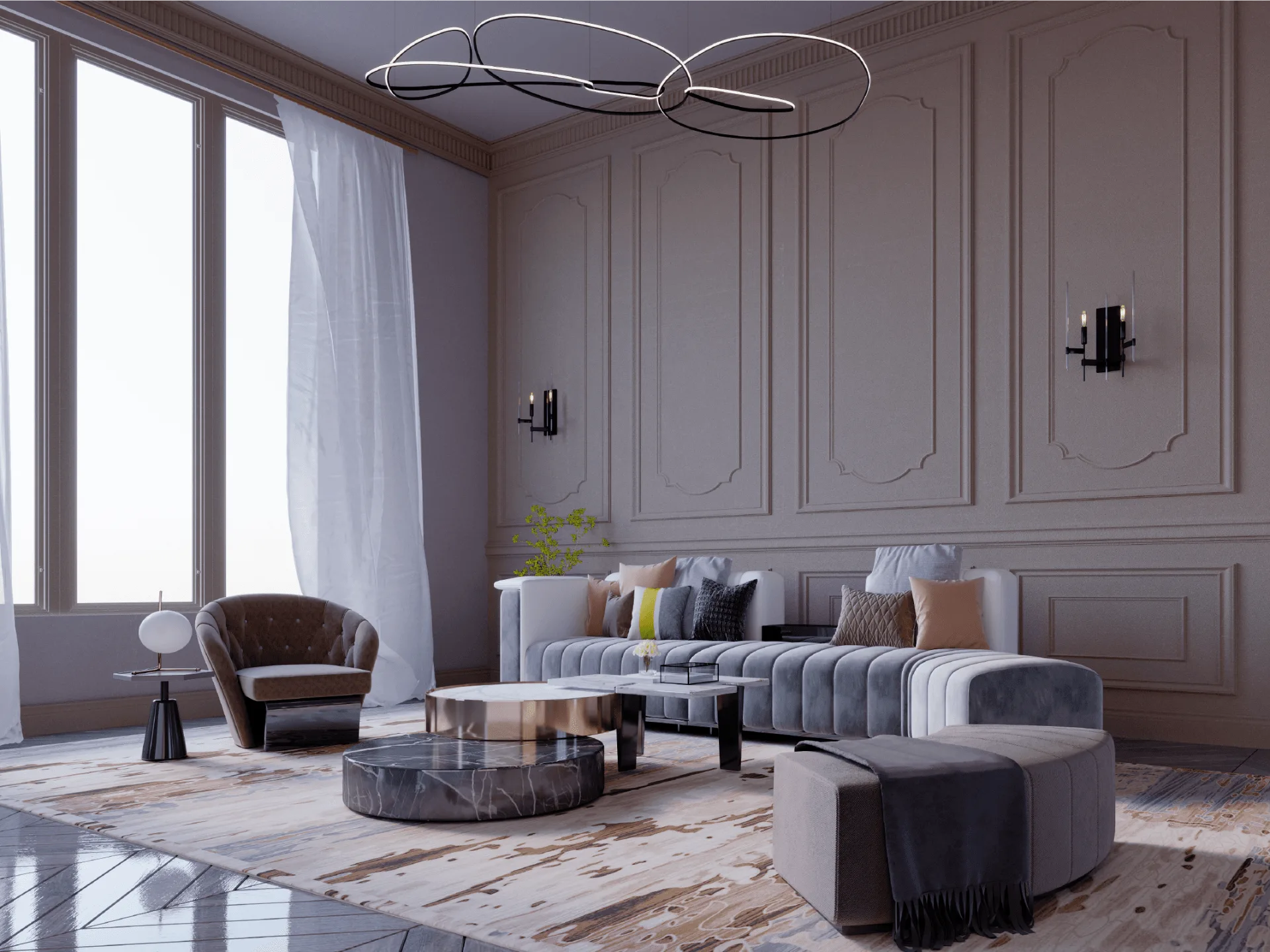 Curved and Rounded furniture